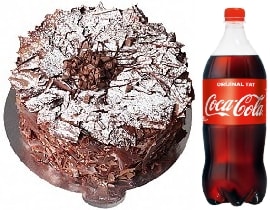 4-6 Kişilik Parça Çikolatalı Yaş Pasta